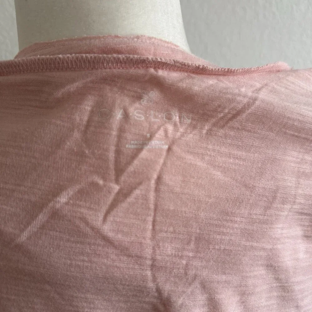 🌸 Caslon - Cotton & Modal V-Neck Pocket Tee 🌸 Small 🌸 Pink Beauty🌸 - Picture 6 of 8